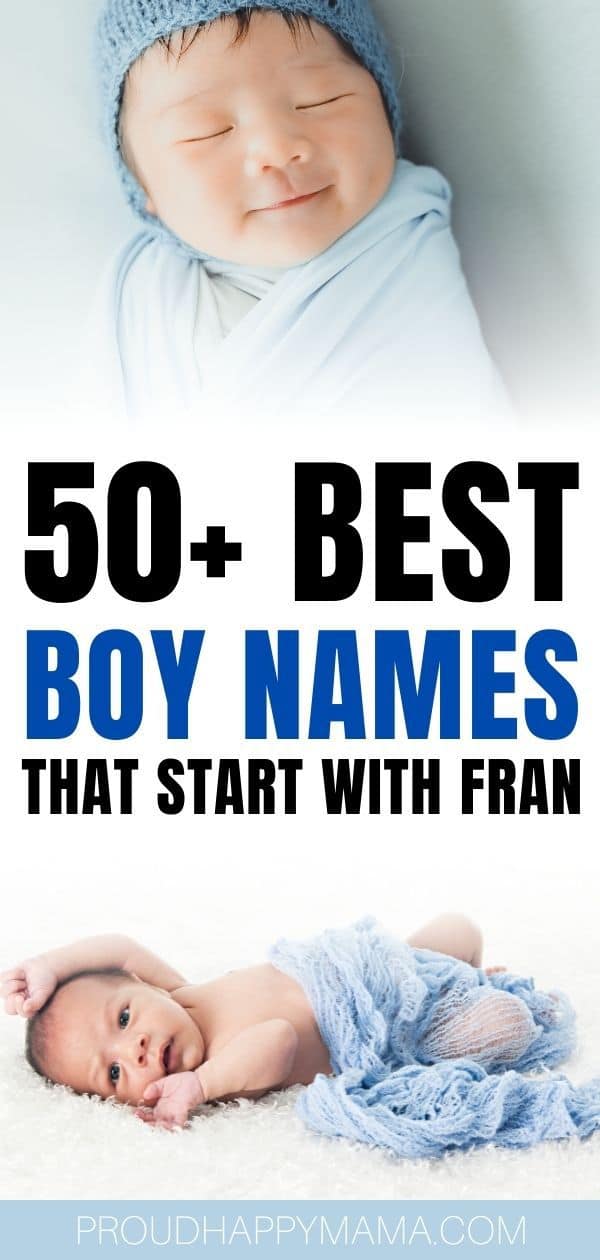 Boy Names That Start With Fran