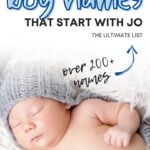 Boy Names That Start With Jo