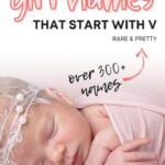 Cute Baby Girl Names That Start With V