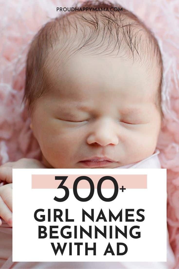 300+ Girl Names That Start With Ad (Cute & Pretty)
