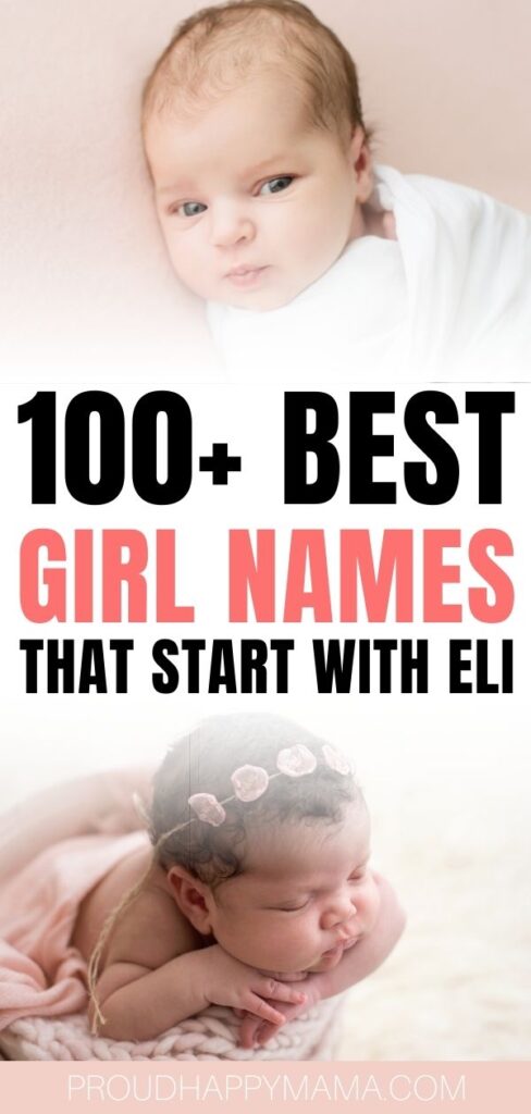 Girl Names That Start With Eli