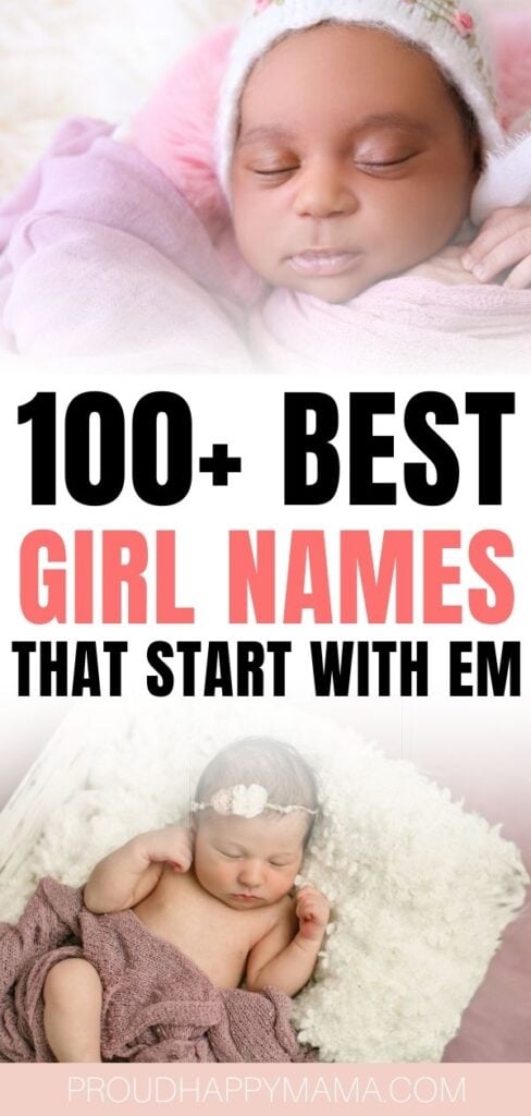 Girl Names That Start With Em