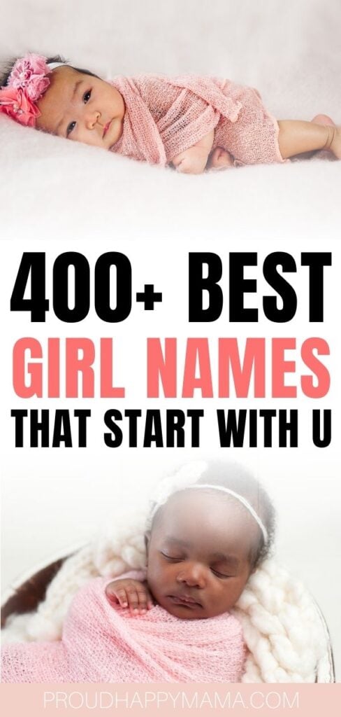Girl Names That Start With U