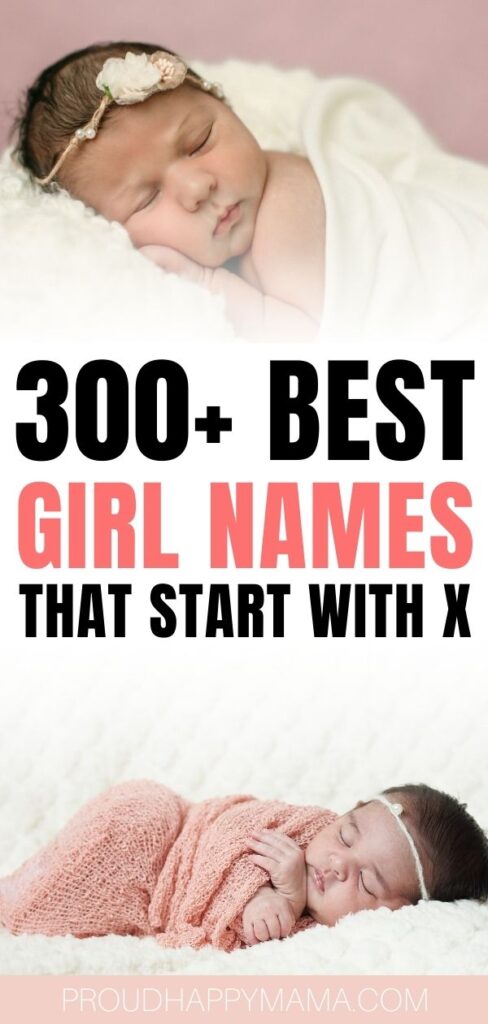 Girl Names That Start With X