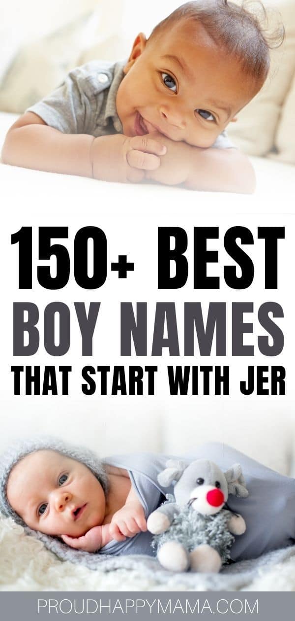 best boy names that start with jer
