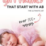cute baby girl names that start with ab