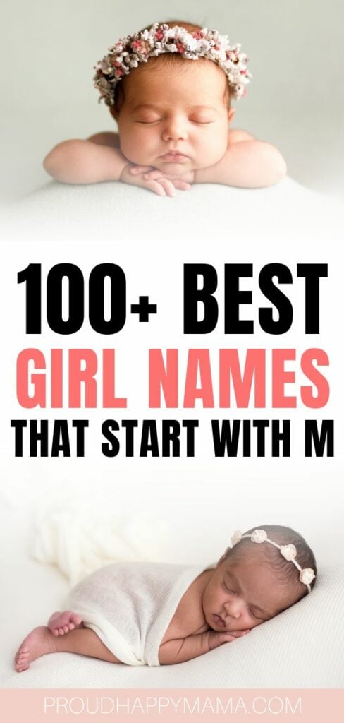 girl names that start with m