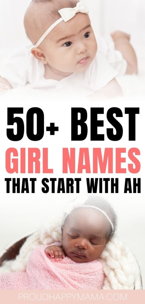unique girl names that start with ah
