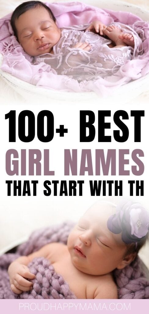 Baby Girl Names That Start With Th