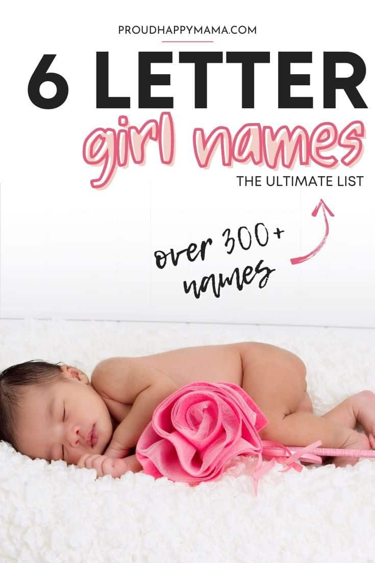 300+ 6 Letter Girl Names (Unique & Cute)
