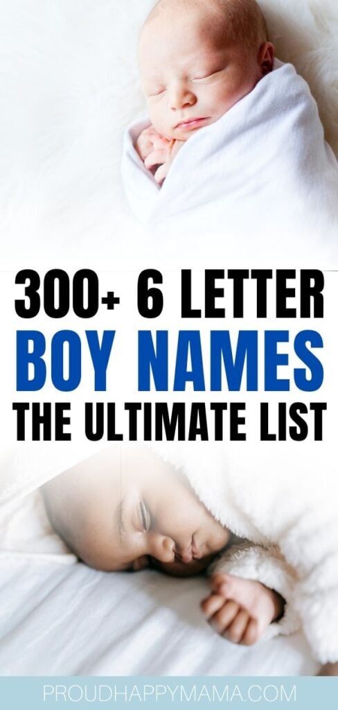 Cute 6 Letter Boy Names