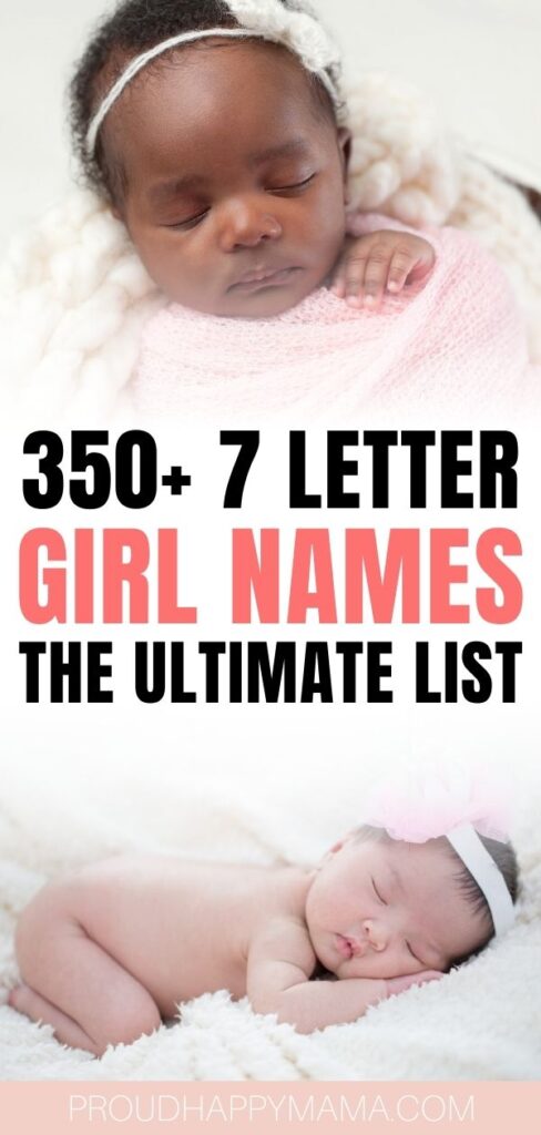 350 BEST 7 Letter Girl Names Unique Beautiful 