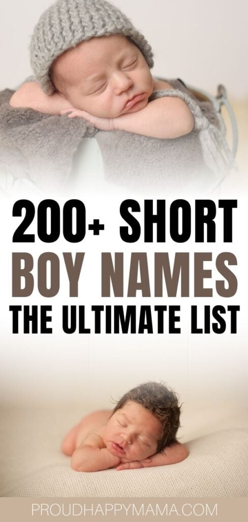 Cute Short Boy Names