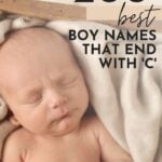 best boy names ending in c