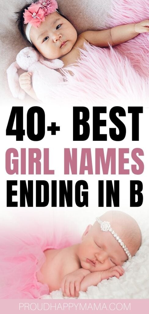 best girl names ending in b