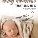 boy names that end in c