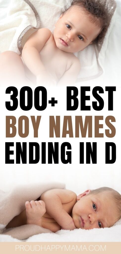 boy names that end in d
