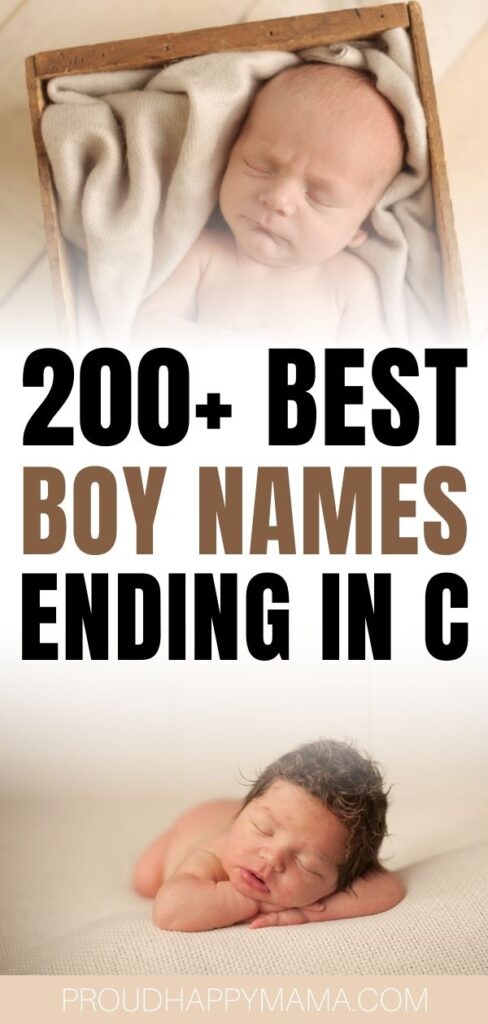 boy names that end with c