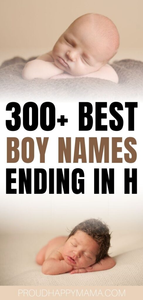 boy names that end with h