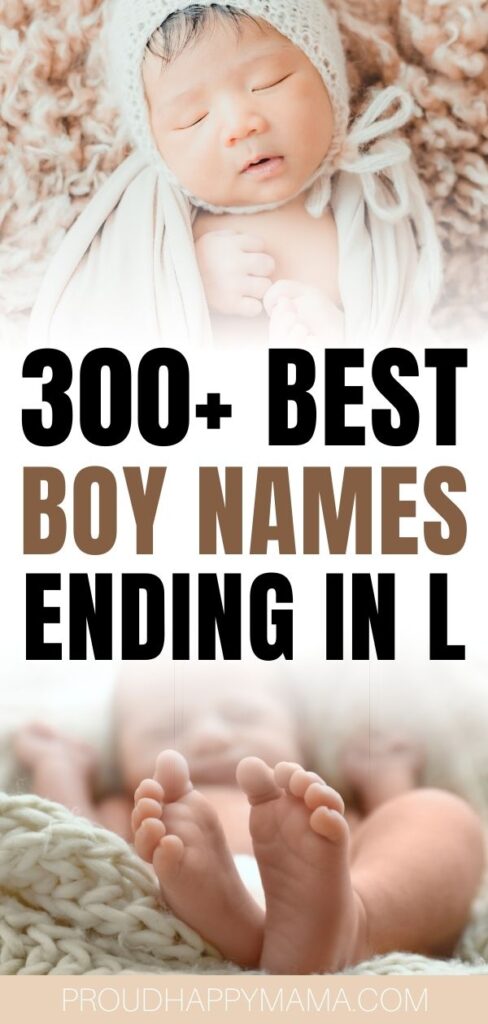 boy names that end with l