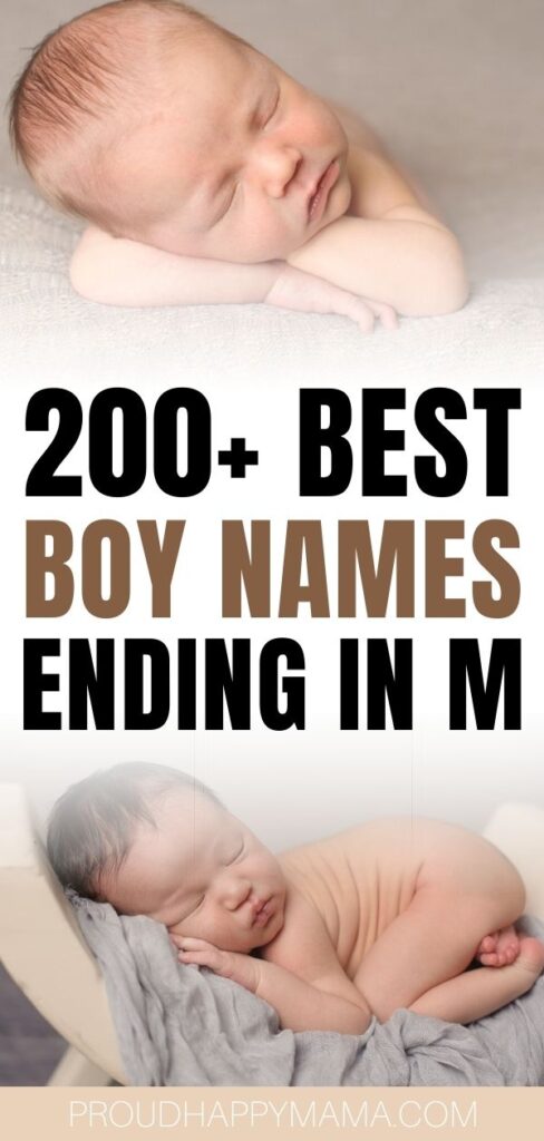 boy names that end with m