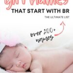 cute baby girl names that start with br