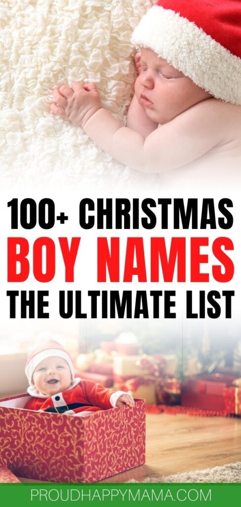Cute Christmas Boy Names