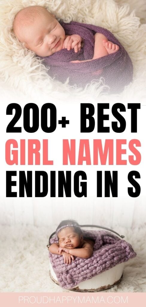 best girl names ending in s