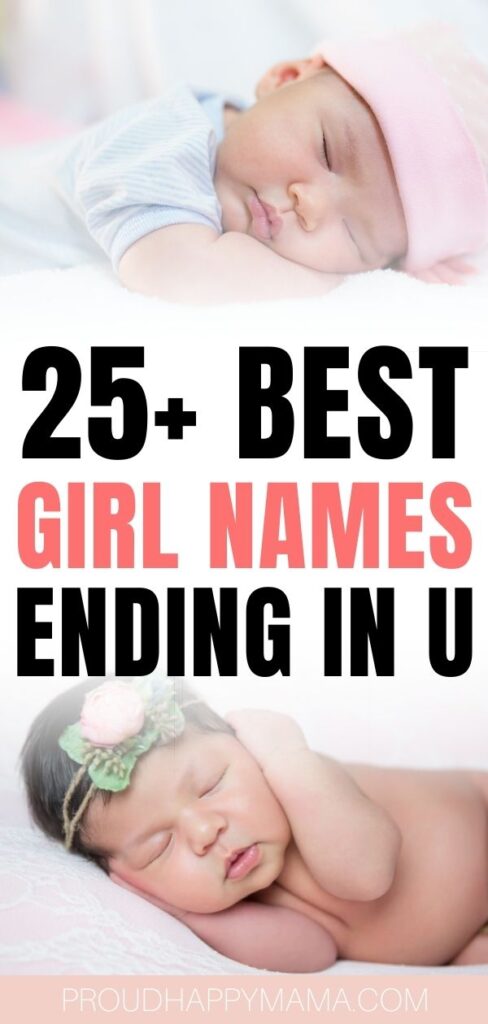 best girl names ending in u