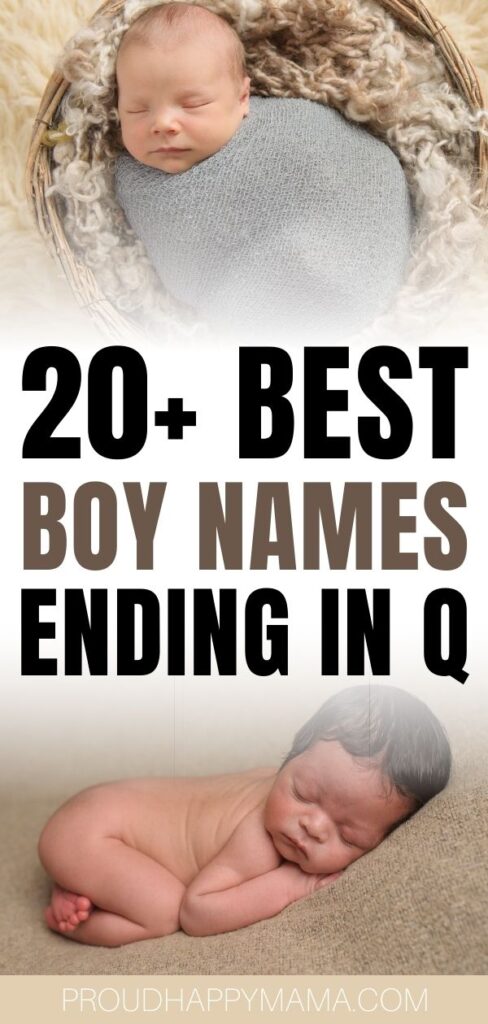 boy names ending with q