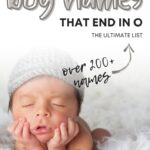 cute baby boy names ending in o