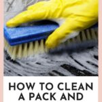 how to clean a pack and play mat