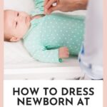 how to dress newborn at night