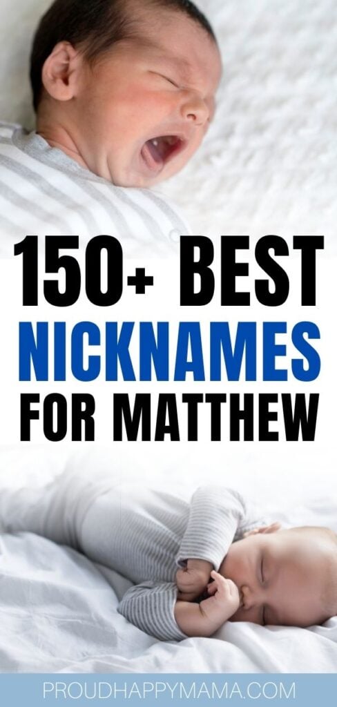 Nickname For Matthew
