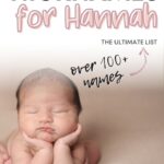 Nicknames For The Name Hannah