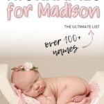 Nicknames For The Name Madison