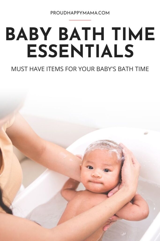 bath time essentials for baby