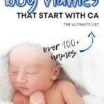 best boy names that start with ca