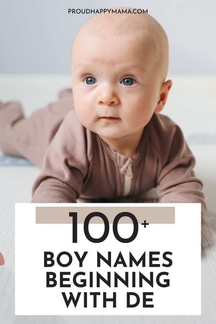 100+ Boy Names That Start With De (Unique & Uncommon)