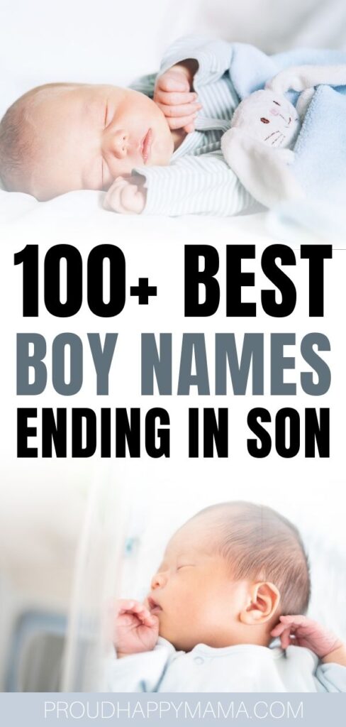 boy names that end in son