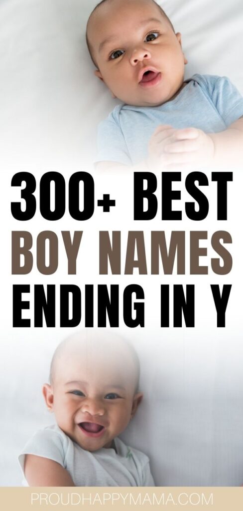 boy names that end in y