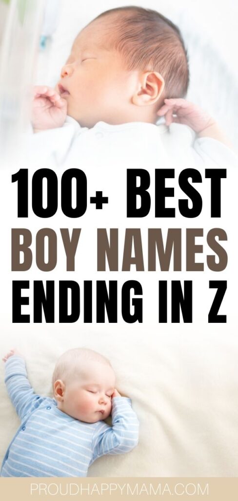boy names that end in z