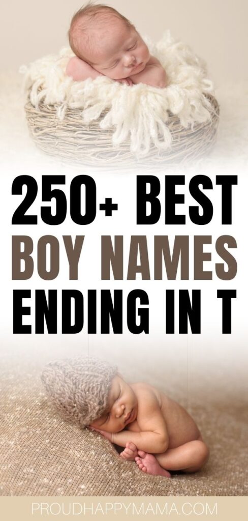 boy names that end with t