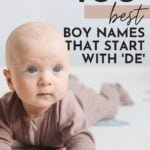 unique boy names that start with de