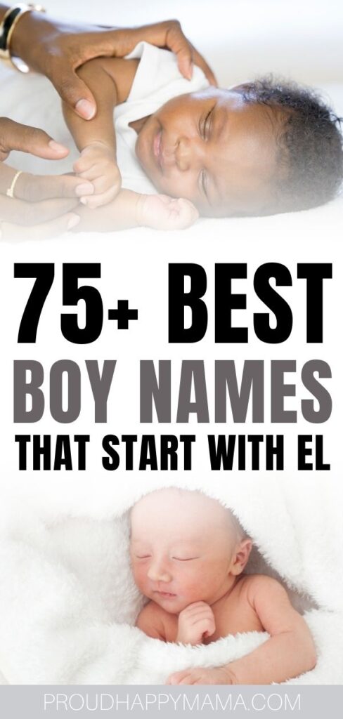 unique boy names that start with el