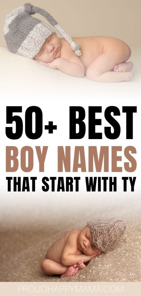 unique boy names that start with ty