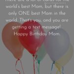 Best Happy Birthday Wishes For Mom - Today is the day when I promise not to cause any of the trouble that I usually