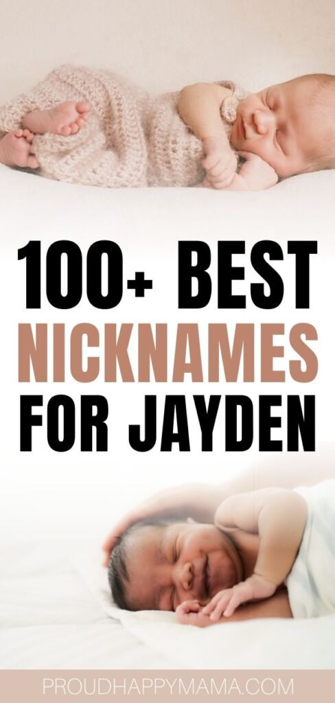 Nicknames For The Name Jayden