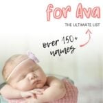 cute baby middle names for ava