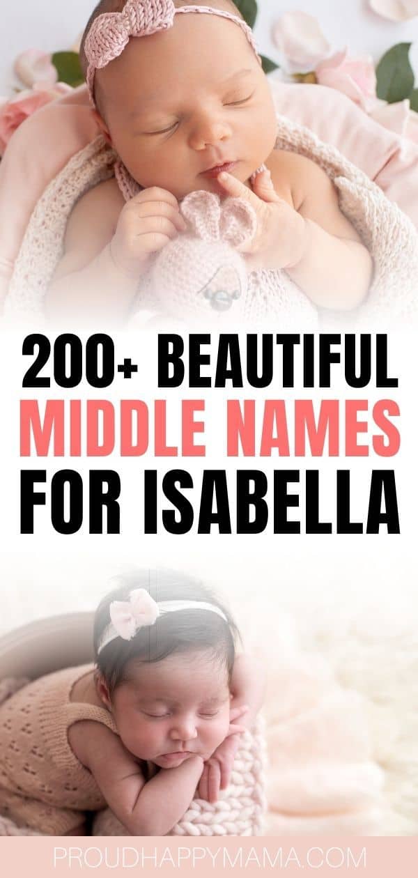 middle name for Isabella
